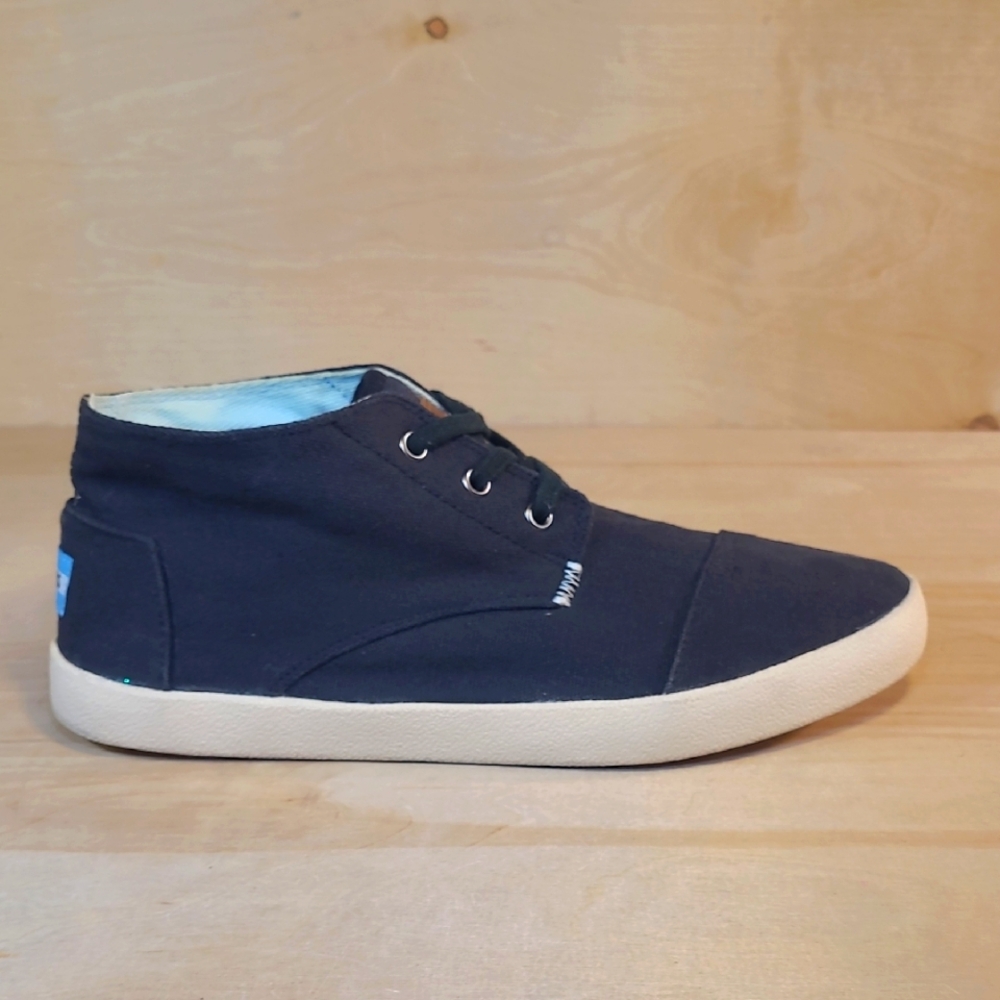 Toms Paseo Mid Navy Canvas Mens Shoes